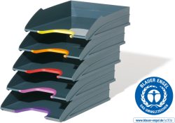 DURABLE Briefkorb-Set Varicolor -C4 7705/57 grau/anthrazit, 5-teilig
