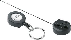 DURABLE Ausweiskarten-Halter 822258 10 St&uuml;ck mit Schl&uuml;sselring