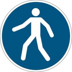 DURABLE Symbol -Fussg&auml;ngerweg 173106