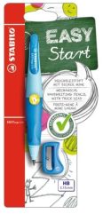 STABILO® Druckbleistift EASYERGO 3.15 mit Spitzer für Linkshänder in hellblau/dunkelblau