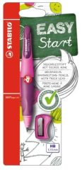 STABILO® Druckbleistift EASYERGO 3.15 mit Spitzer für Rechtshänder in pink/lila