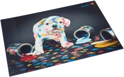 L&Auml;UFER Schreibunterlage 46652 Bunter Hund 53x40cm