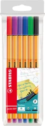 STABILO Feinschreiber point 88 0.4mm 88/6 6 Farben ass.