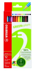 STABILO Farbstifte Greencolors 6019/2121 12 Farben