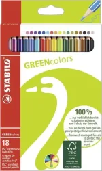 STABILO Farbstifte Greencolors 6019/2181 18 Farben