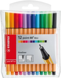STABILO Faserschreiber Point 88 MINI 12