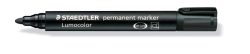 Staedtler Permanentmarker Lumocolor permanent DRY SAFE Schwarz wasserfest: Ja 352-9