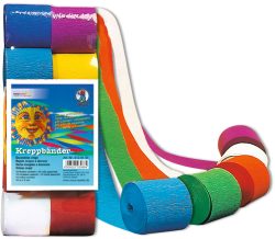 URSUS Kreppband 5x10cm 4139199 36g, ass. 10 Rollen