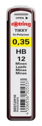 ROTRING Minen HB S0312410 0,3mm 12 St&uuml;ck