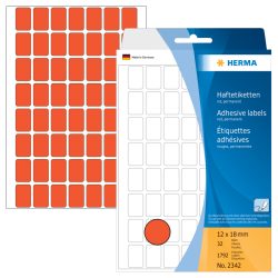 HERMA Etiketten 12&times;18mm 2342 rot 1792 St&uuml;ck
