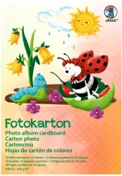 URSUS Fotokarton A3 3814099 300g, 10 Farben ass. 10 Blatt