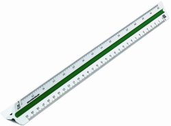RUMOLD Dreikant-Massst&auml;be 30cm 150/2/30 weiss