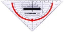 RUMOLD Geodreieck 14cm 1146 abnehmbarer Griff