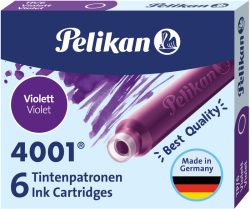 Pelikan -  Tinte 4001 TP/6 301697 violett 6 Stück
