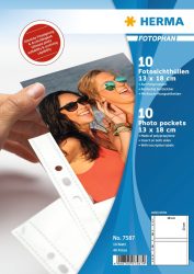 HERMA Fotophan Sichth&uuml;llen 13x18cm 7587 4 St&uuml;ck/10 Blatt