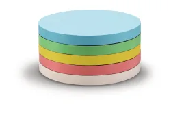 MAGNETOPLAN Moderationskarten rund 95mm 111151690 5-farbig ass. 250 St&uuml;ck