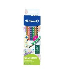 PELIKAN Buntstifte dick Silverino 700610 6 Farben