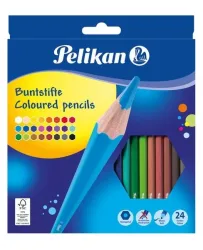 PELIKAN Buntstifte sechseckig 724013 24 Farben