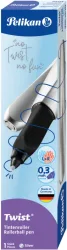 PELIKAN Tintenroller Twist R457 947432 silber