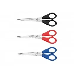 WESTCOTT Scheren Set B&uuml;ro 15cm E-3103100 blau/rot/schwarz 3 St&uuml;ck