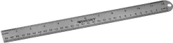 WESTCOTT Aluminium Lineal 30cm E-1417600 cm/inch Scala