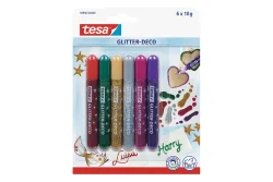 TESA Glitter Deco Candy Colors 599880000 6x10g 6 St&uuml;ck
