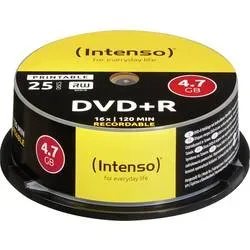 INTENSO DVD+R Cake Box 4.7GB 4811154 16X print. 25 PCS