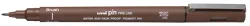 uni-ball - Fineliner, 1 Stück, Black
