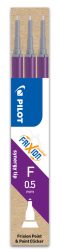 PILOT Roller FriXion Mine 0,5mm BLSFRP5VS violett 3 St&uuml;ck