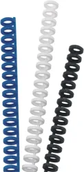 GBC Binder&uuml;cken 8mm A4 388002E weiss, 34 Ringe 50 St&uuml;ck