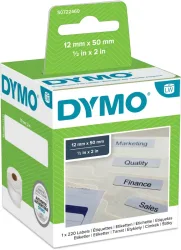 DYMO Etiketten f&uuml;r H&auml;ngeablage S0722460 perm.50x12mm 220 St&uuml;ck
