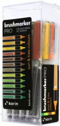 KARIN Brush Marker PRO 27C3 Sun and tree colours 12 St&uuml;ck