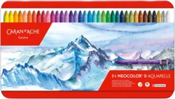 CARAN D'ACHE Wachsmalstift Neocolor II 7500.384 84 St&uuml;ck, Box 9mmx10,5cm