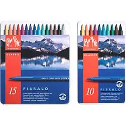 CARAN D'ACHE Filzstift Fibralo M 185.310 10-farbig assortiert