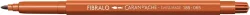 CARAN D'ACHE Fasermalstift Fibralo 185.065 rotbraun