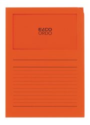 ELCO Sichth&uuml;lle Ordo 120g A4 29489.82 orange, Fenster 100 St&uuml;ck