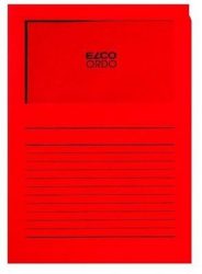 ELCO Sichth&uuml;lle Ordo 120g A4 29489.92 rot, Fenster 100 St&uuml;ck