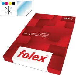 FOLEX Laserfolie CLP A4 2999W.050.44 selbstklebend 50 Folien