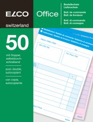 ELCO Bestellung/Lieferschein A6 74590.19 60g 50x2 Blatt