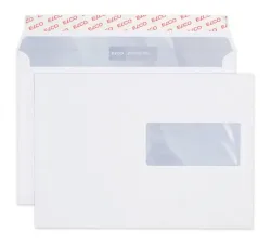 ELCO Couvert Office Fenster re. C5 74536.12 100g,hochweiss,Kleber 100 Stk.