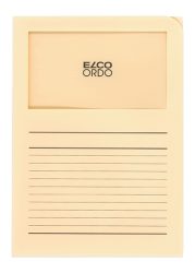 ELCO Sichth&uuml;lle Ordo 120g A4 29489.41 hellchamois, Fenster 100 St&uuml;ck
