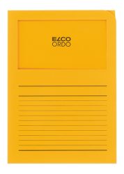 ELCO Sichth&uuml;lle Ordo 120g A4 29489.42 goldgelb, Fenster 100 St&uuml;ck