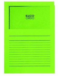 ELCO Sichth&uuml;lle Ordo 120g A4 29489.62 gr&uuml;n, Fenster 100 St&uuml;ck