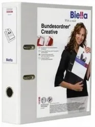 BIELLA Bundesordner Creative 7cm 103427.01 weiss, mit Sichttasche A4
