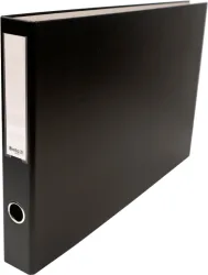 BIELLA Ringbuch Plasti-Quatro 4cm 127354.02 schwarz, 4-Ring, A3 quer