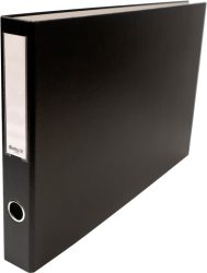 BIELLA Ringbuch Plasti-Quatro 4cm 127354.02 schwarz, 4-Ring, A3 quer