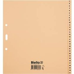 BIELLA Register Karton braun A4 19443100 1-31