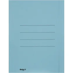 BIELLA Einlagemappen A4 250401.05 blau, 240g, 90 Blatt 50 St&uuml;ck