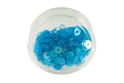 Lochpl&auml;ttchen rund blau pearl