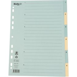 BIELLA Register Karton farbig A4 462446.00 1-6